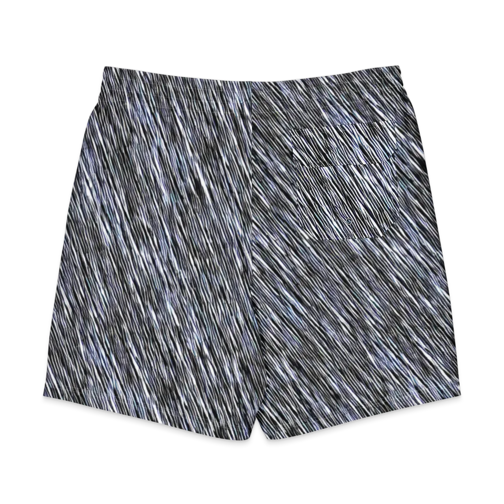 Dupain Waves on Men's Board Shorts — Back