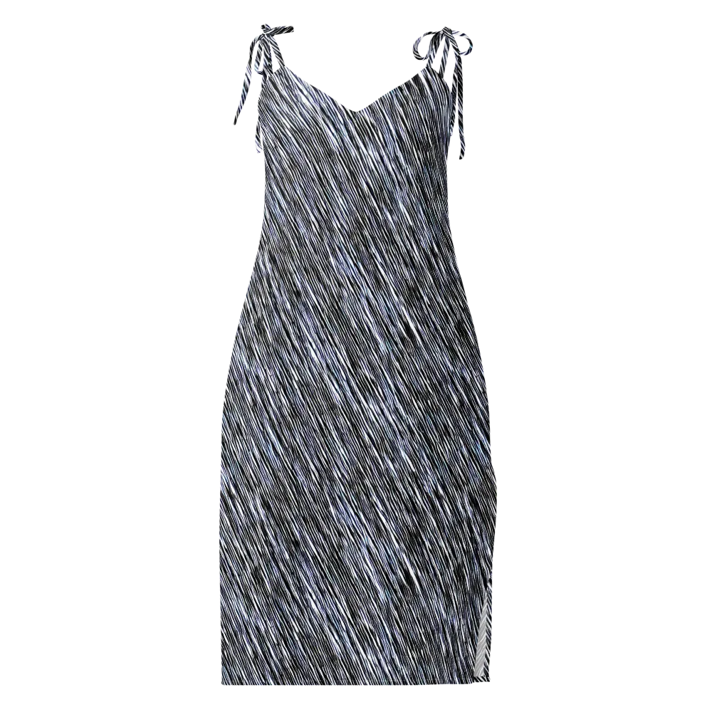 Dupain Waves on Slip Dress — Front