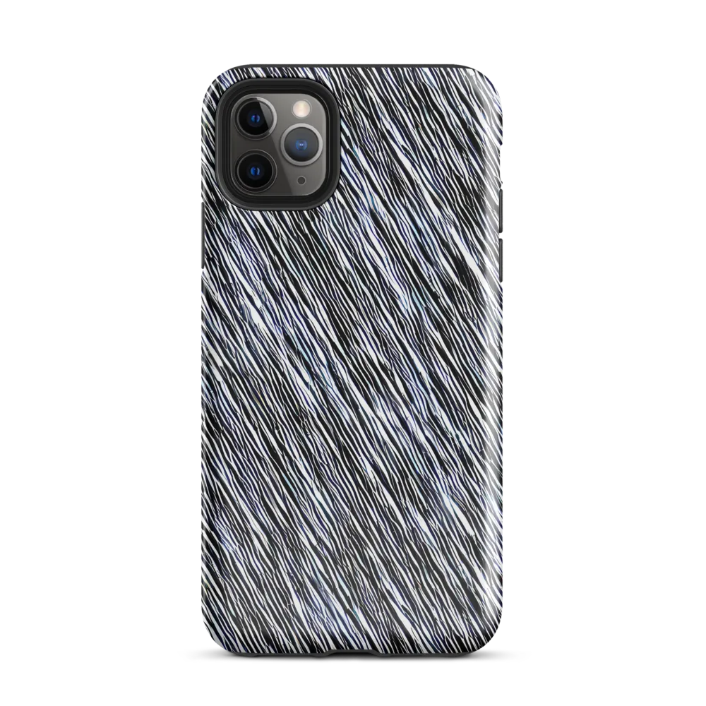 Dupain Waves on Tough Case for iPhone® — Front