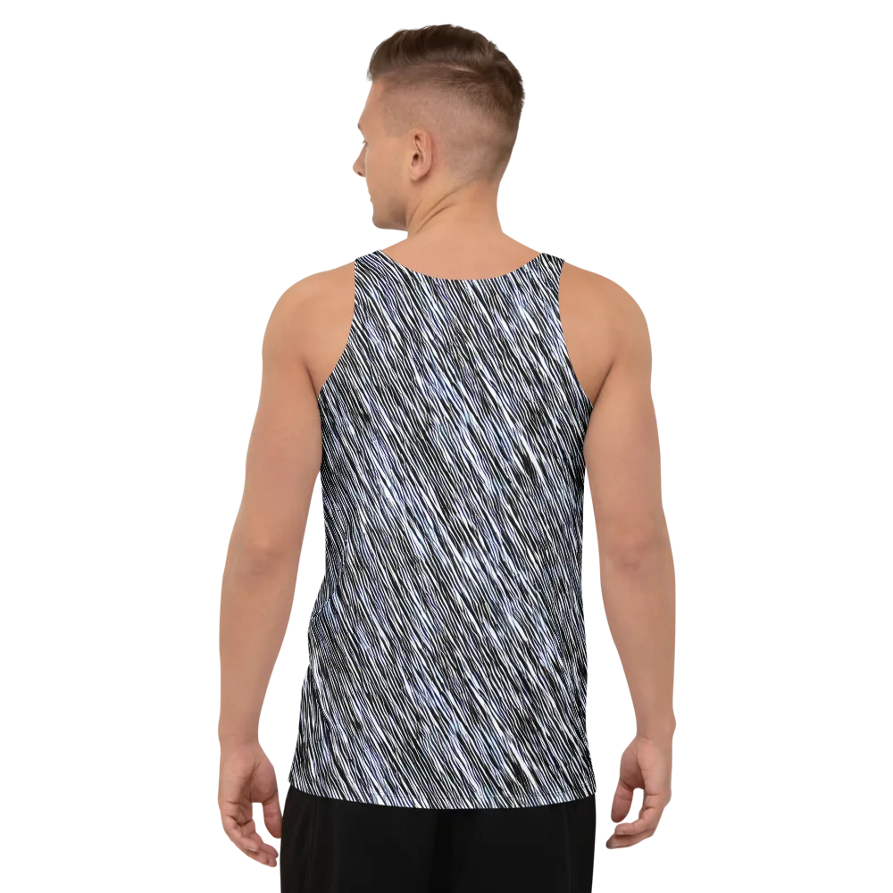 Dupain Waves on Men's Tank Top — Back