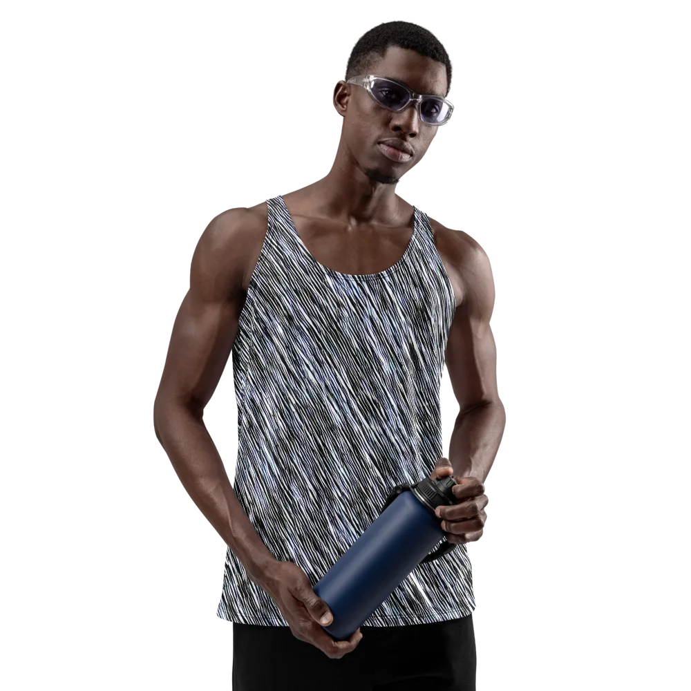 Dupain Waves on Men's Tank Top — Front