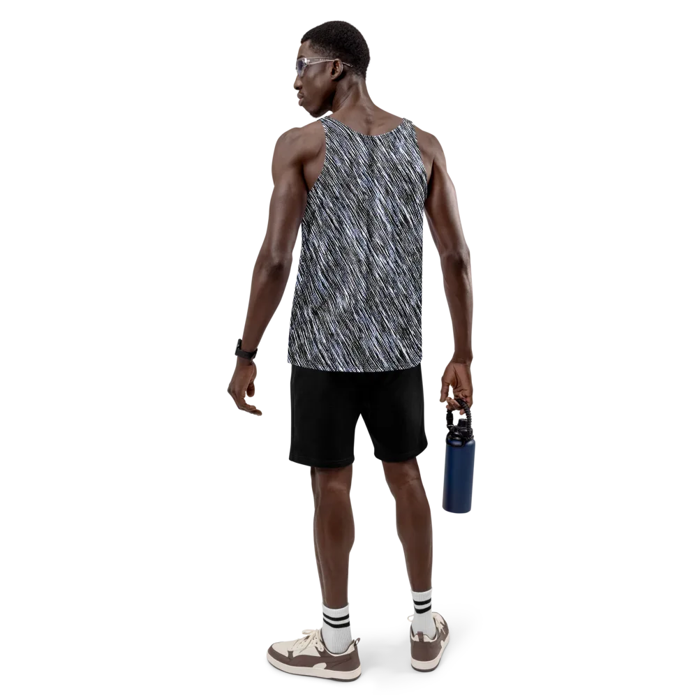 Dupain Waves on Men's Tank Top — Back