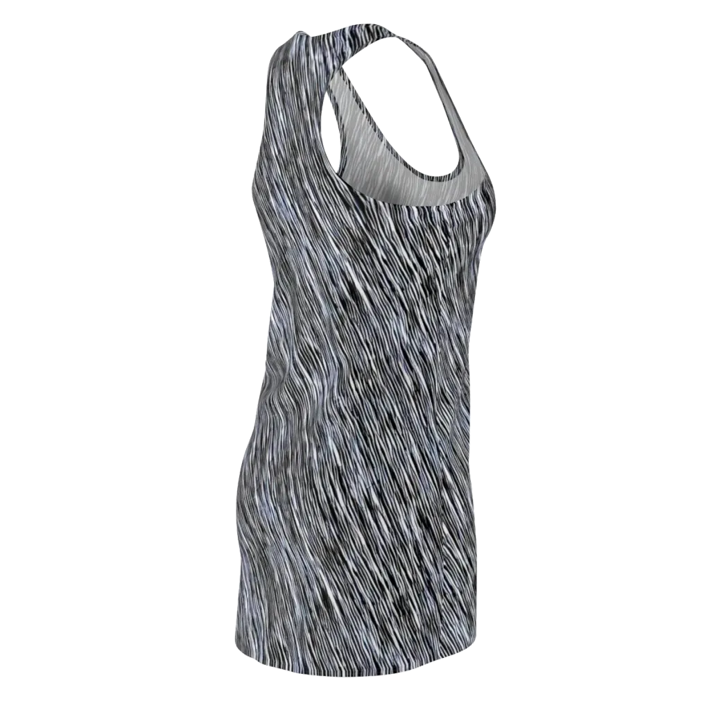 Dupain Waves on Racerback Dress — Back Side