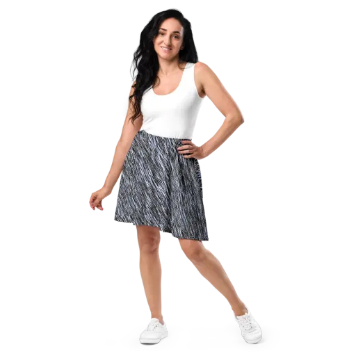 Dupain Waves on a Skater Skirt