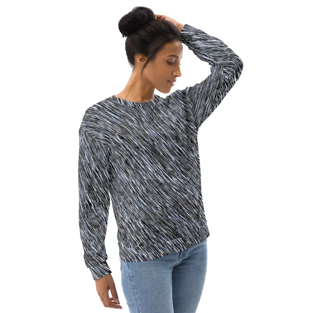 Dupain Waves on Sweatshirt — Right Front