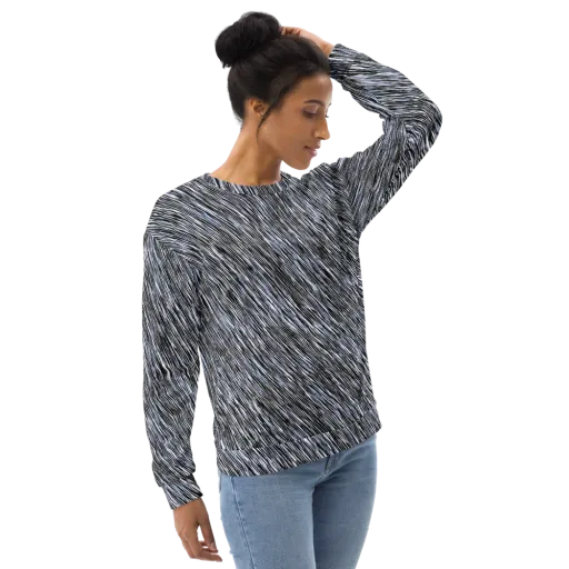 Dupain Waves on a Sweatshirt