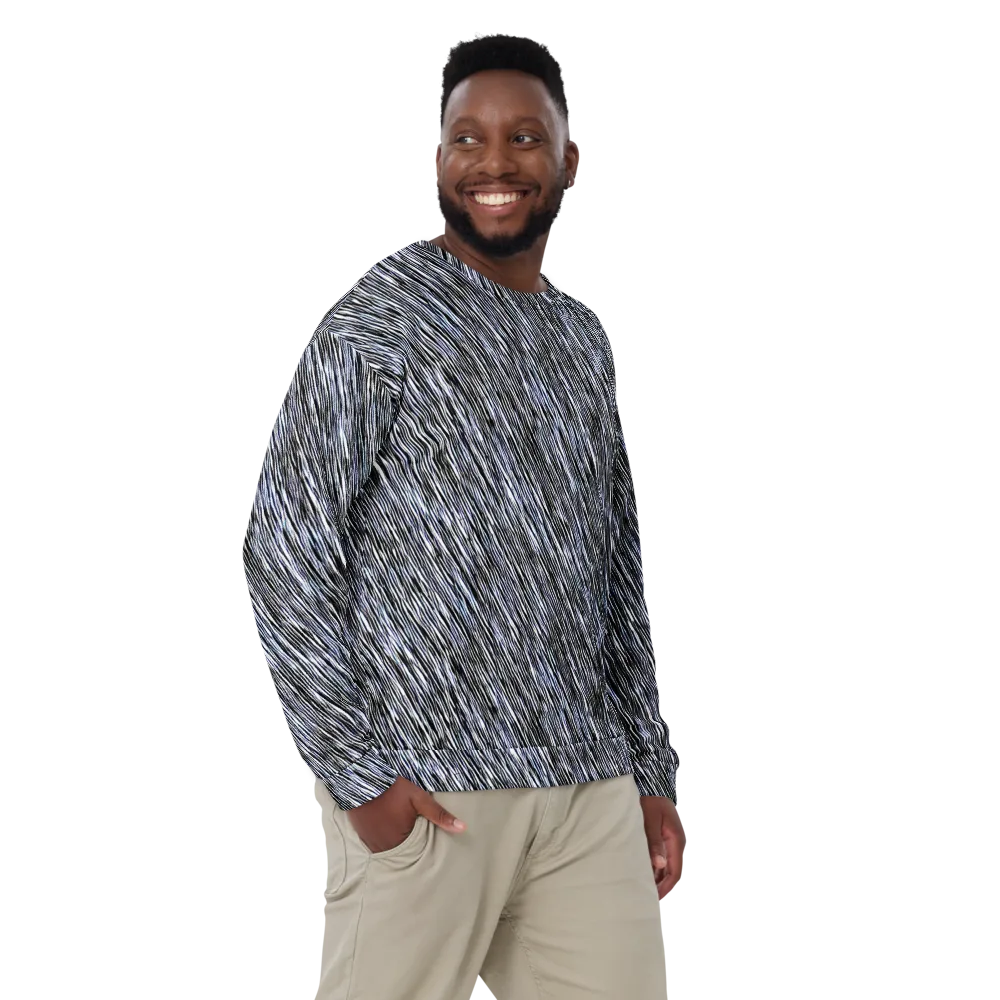 Dupain Waves on Sweatshirt — Front