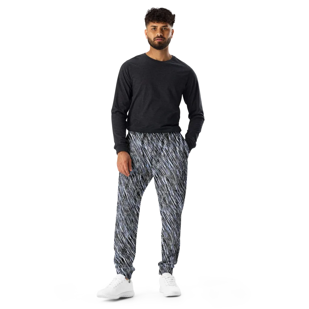 Dupain Waves on Men's Joggers — Front