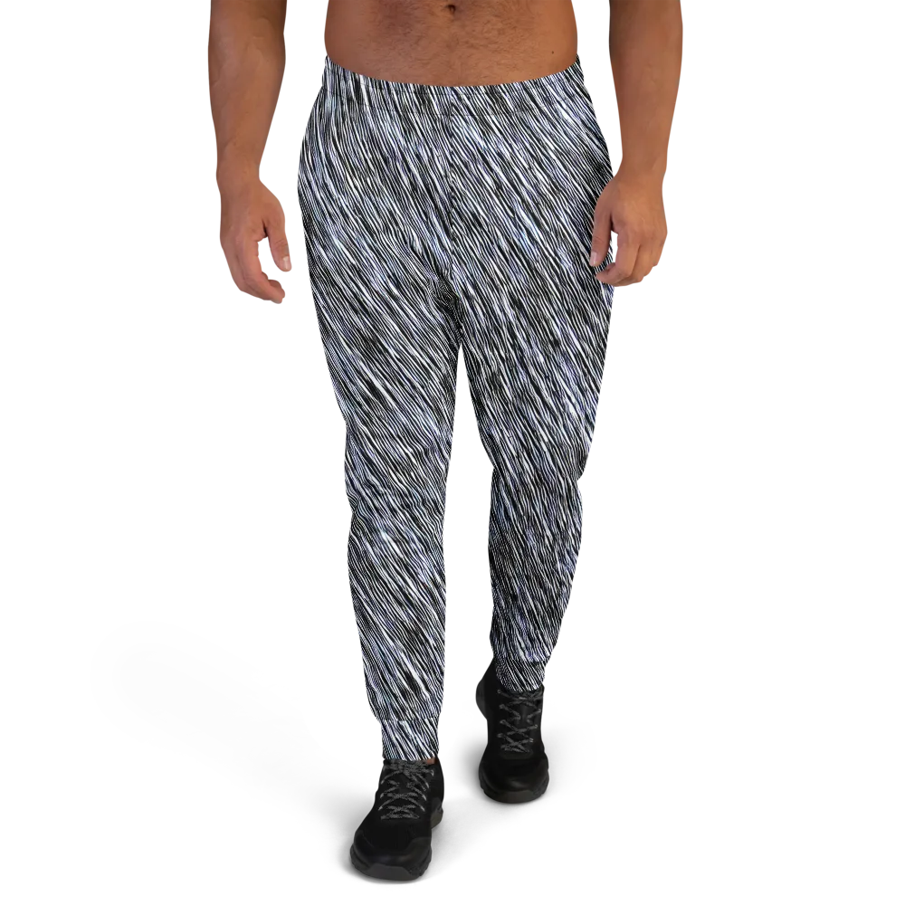 Dupain Waves on Men's Joggers — Front