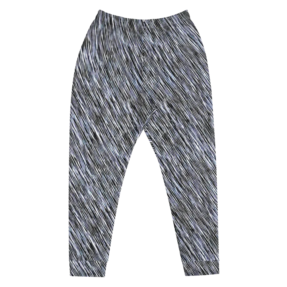 Dupain Waves on Men's Joggers — Front