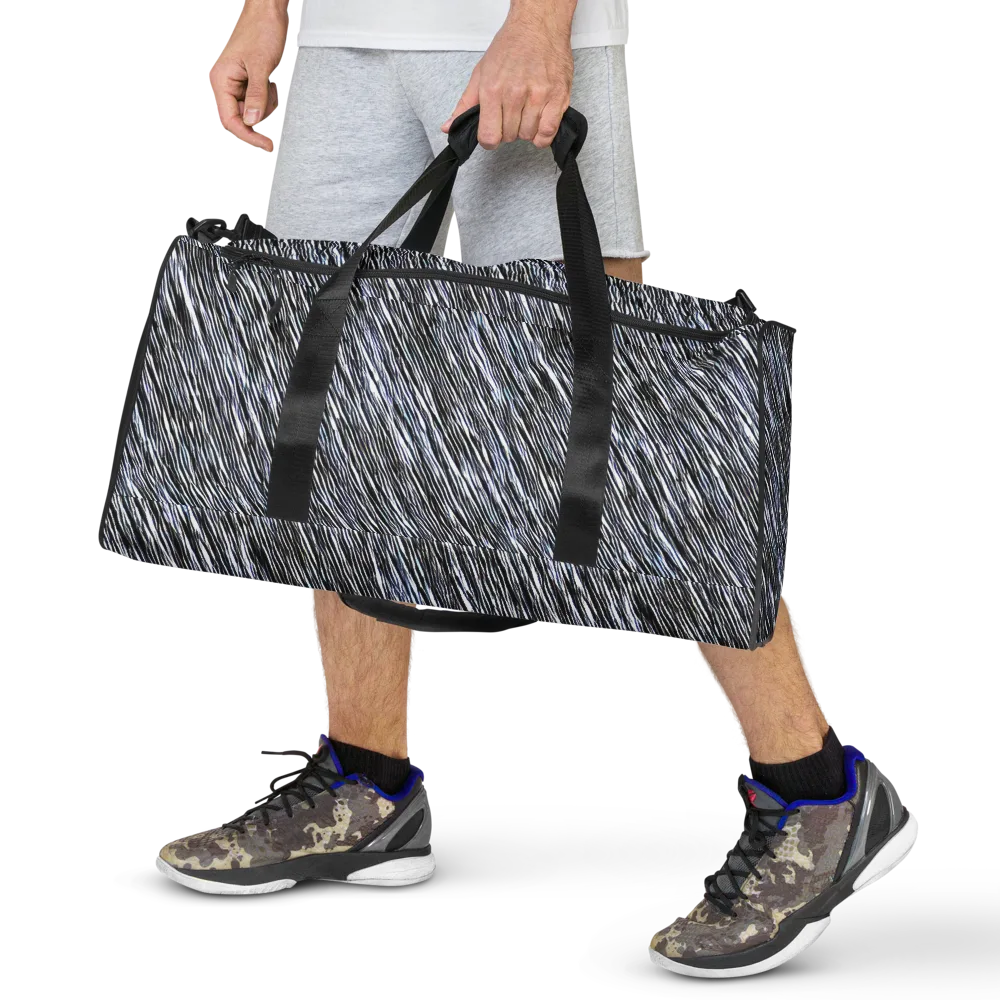 Dupain Waves on Duffle Bag — Front