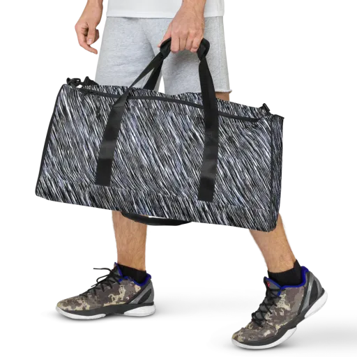 Dupain Waves on a Duffle Bag