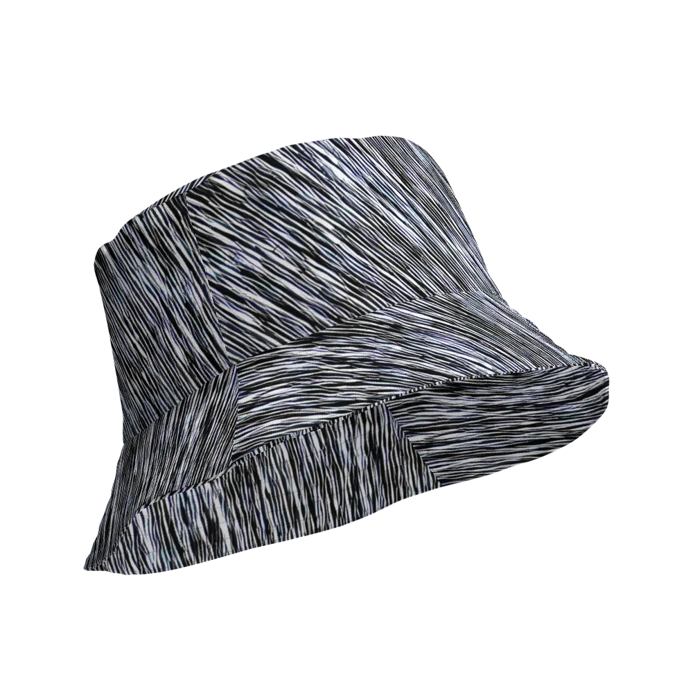 Dupain Waves on Reversible Bucket Hat — Product details Outside