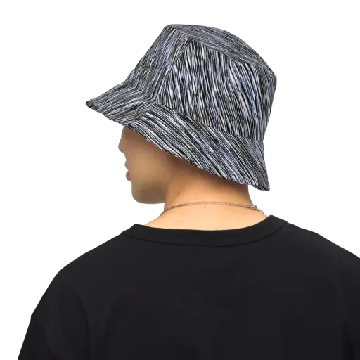 Dupain Waves on a Reversible Bucket Hat