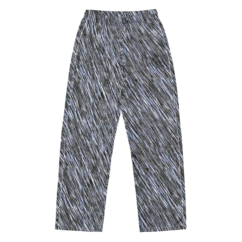 Dupain Waves on Women's Pajama Pants — Front