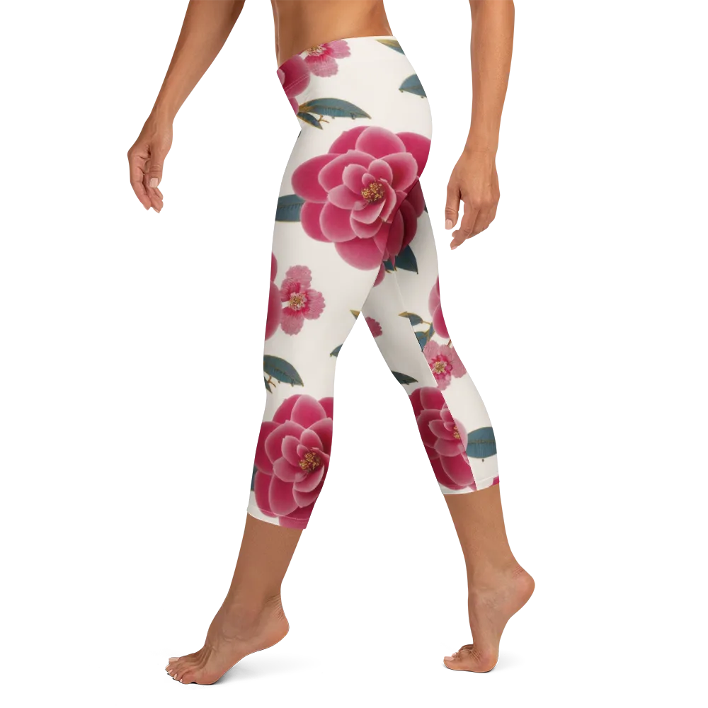 Tea Garden on Capri Leggings — Left
