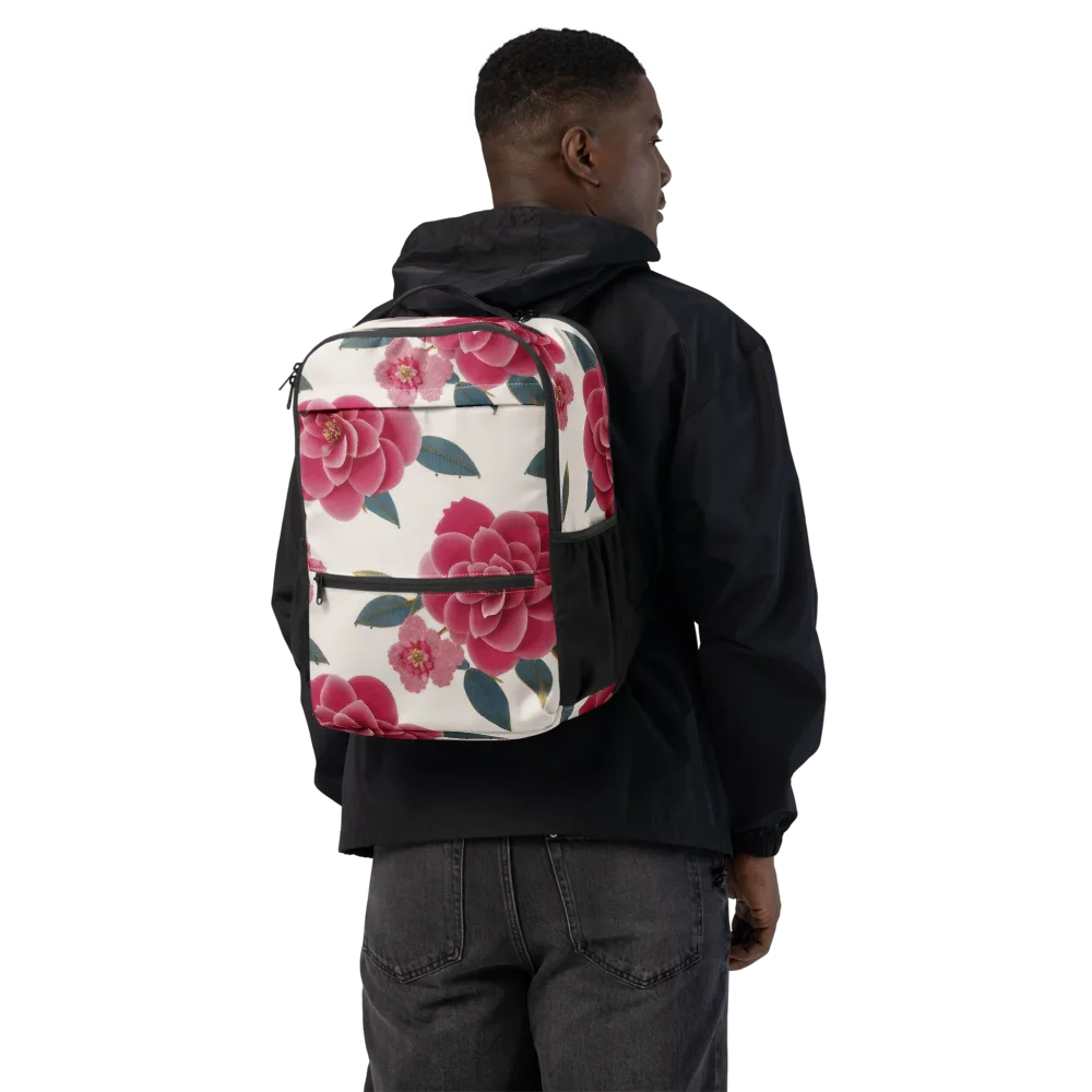 Tea Garden on Utility Backpack — Back
