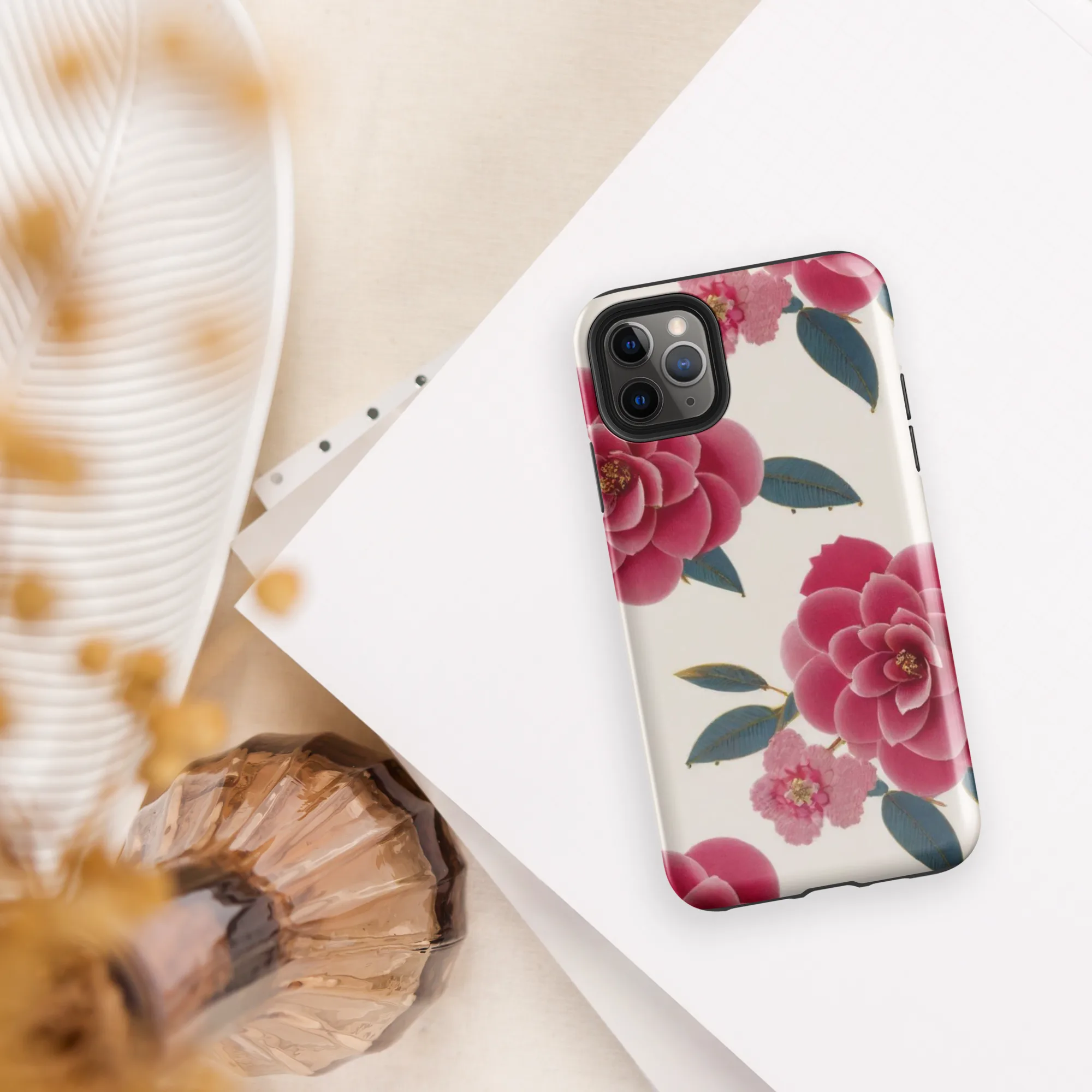 Tea Garden on Tough Case for iPhone® — Front