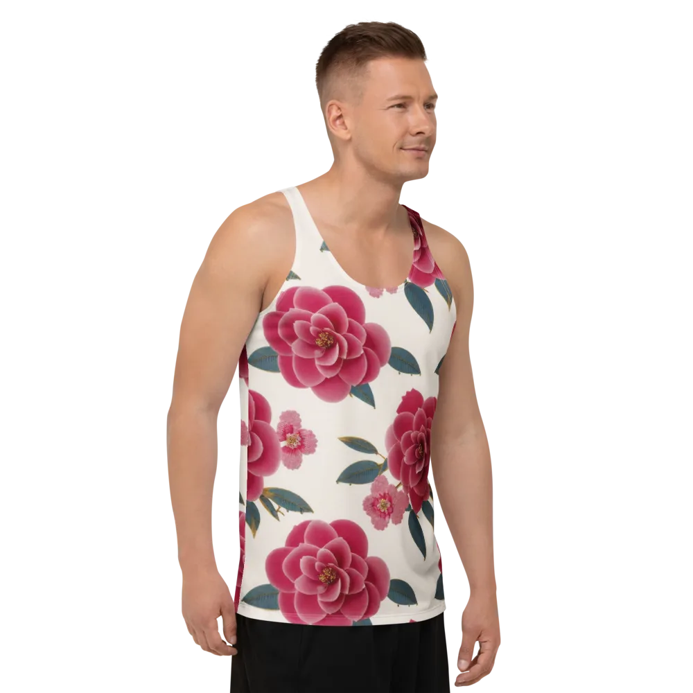 Tea Garden on Men's Tank Top — Right Front