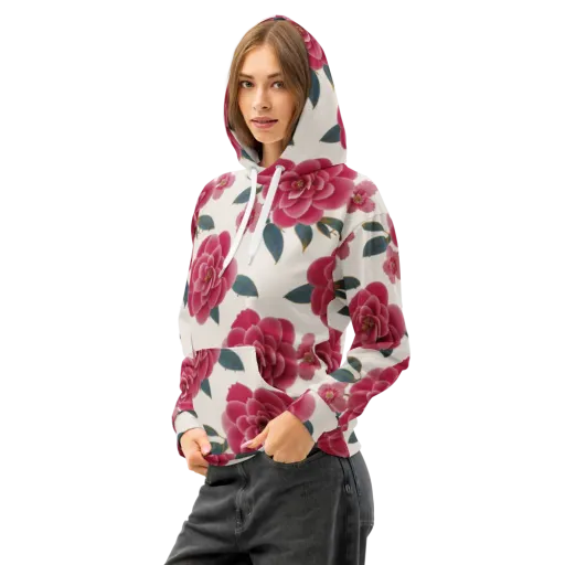 Tea Garden on a Cotton Hoodie