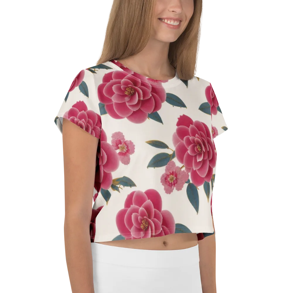 Tea Garden on Crop Tee — Right