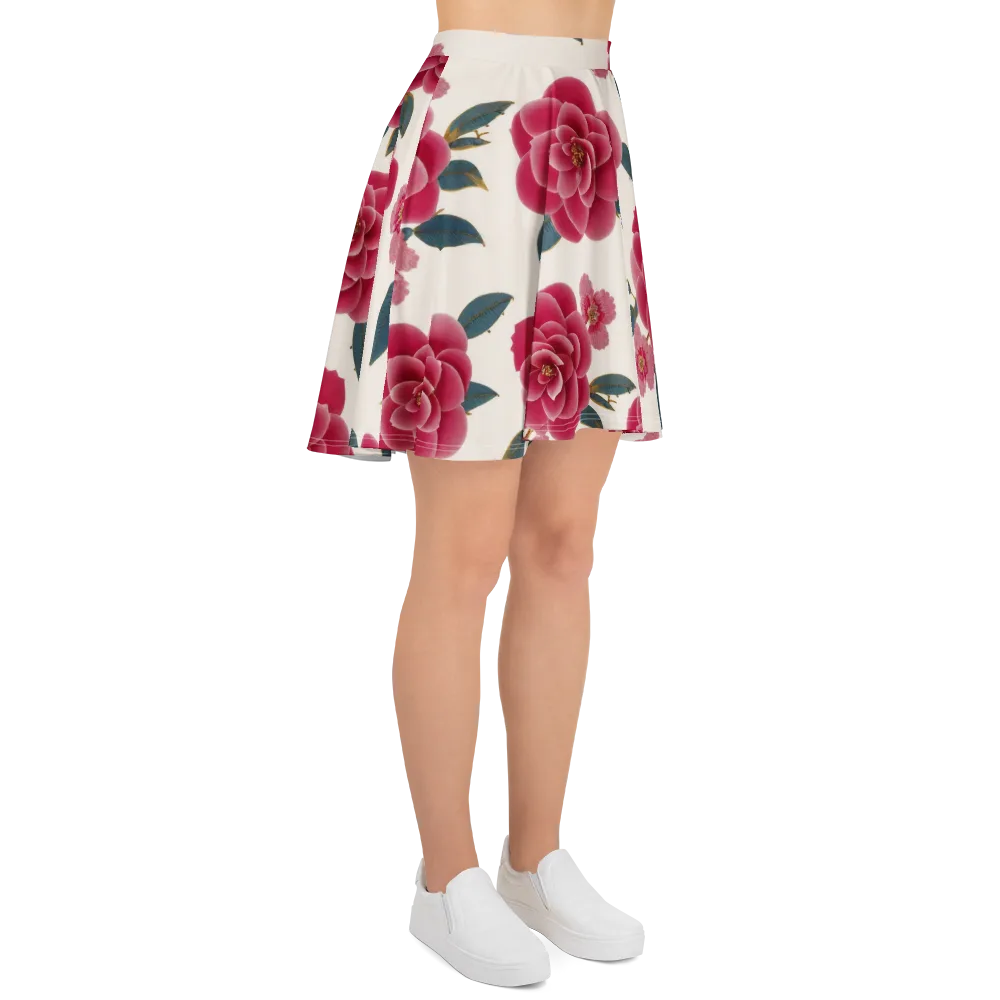 Tea Garden on Skater Skirt — Right