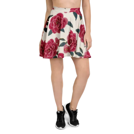 Tea Garden on a Skater Skirt