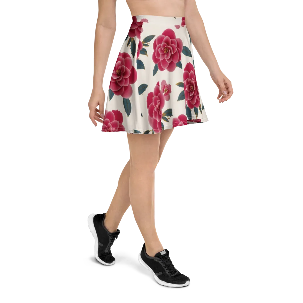Tea Garden on Skater Skirt — Right