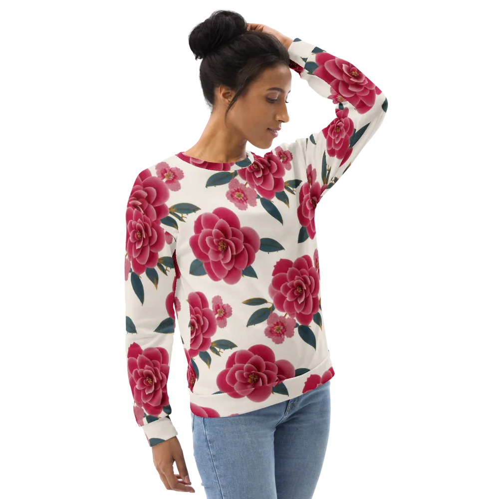 Tea Garden on Sweatshirt — Right Front