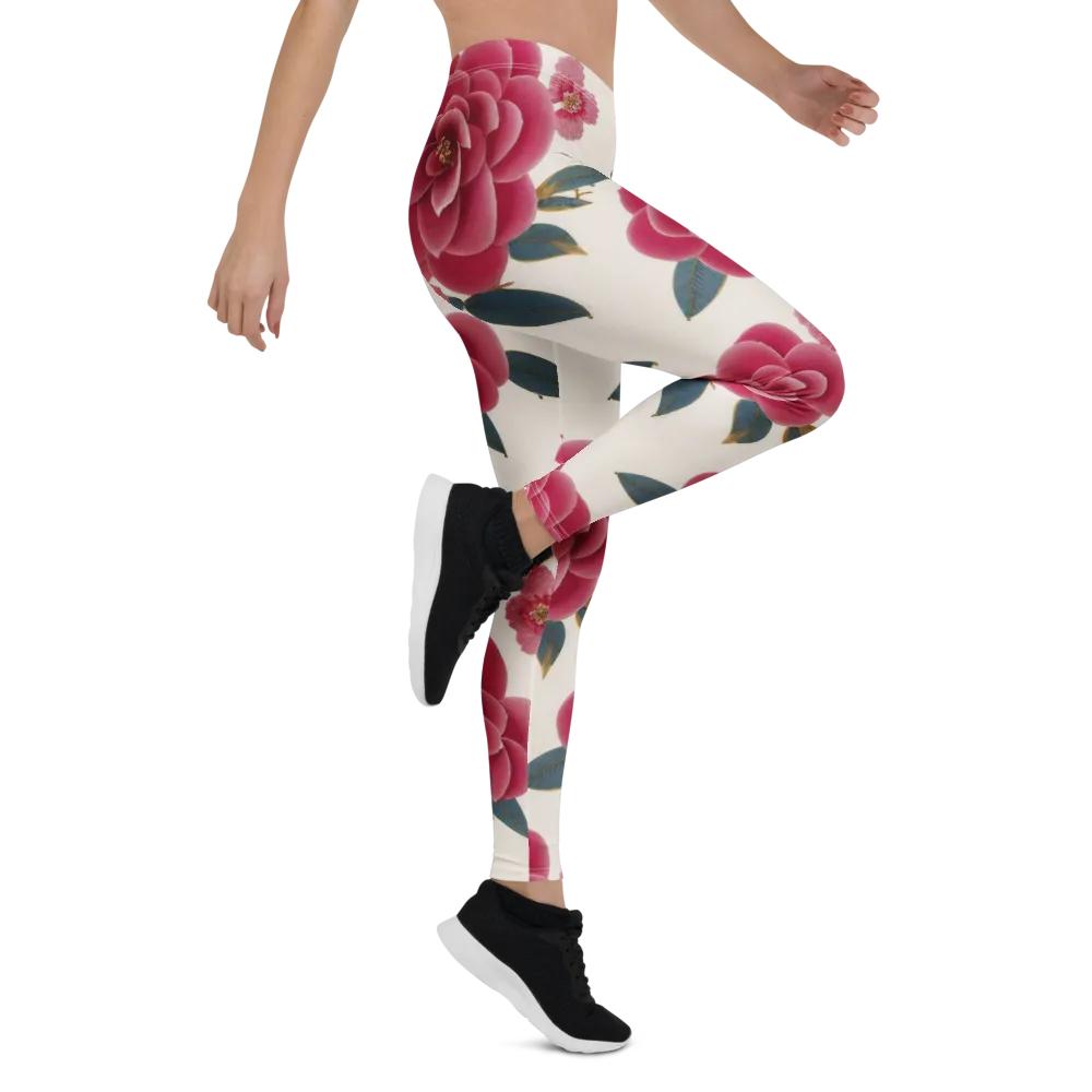 Tea Garden on Leggings — Right