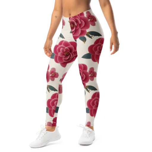 Tea Garden on a Leggings