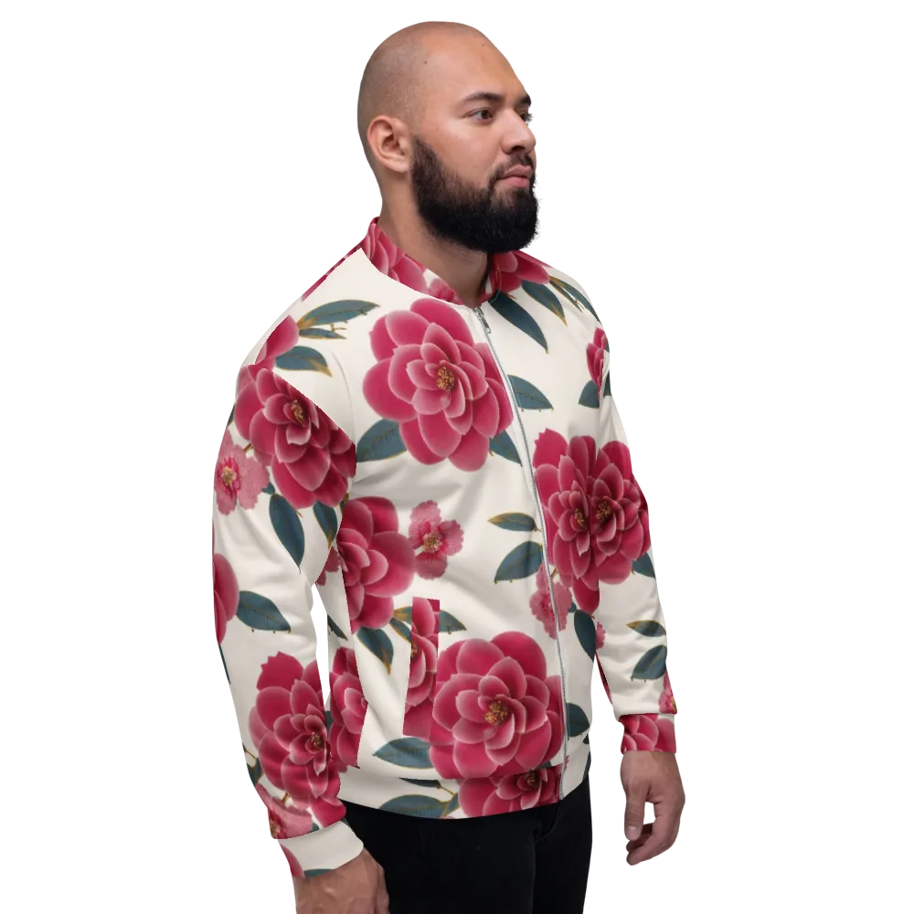 Tea Garden on Bomber Jacket — Right