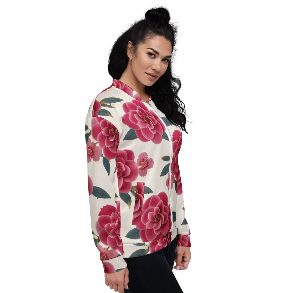 Tea Garden on Bomber Jacket — Right