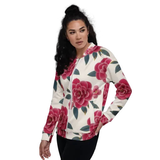 Tea Garden on a Bomber Jacket