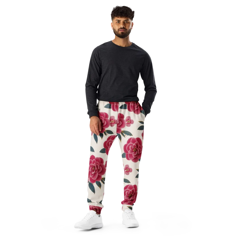 Tea Garden on Men's Joggers — Front