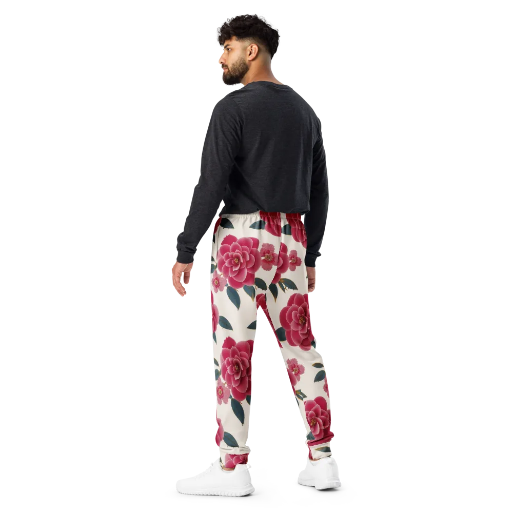 Tea Garden on Men's Joggers — Back