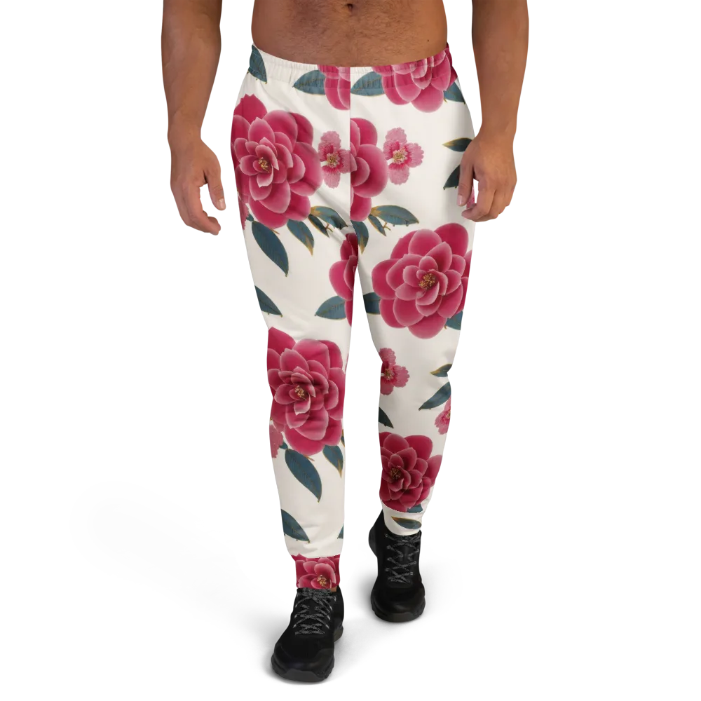 Tea Garden on Men's Joggers — Front