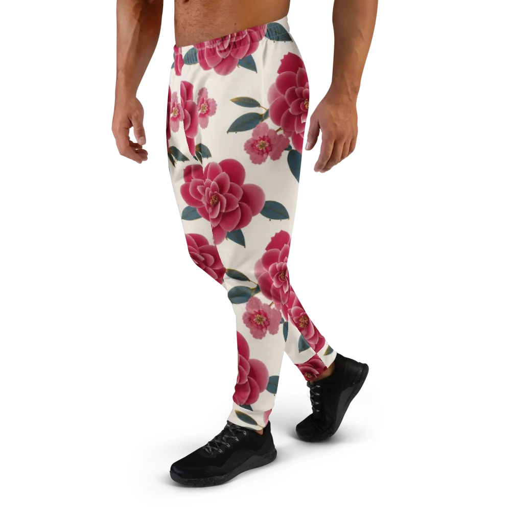 Tea Garden on Men's Joggers — Left