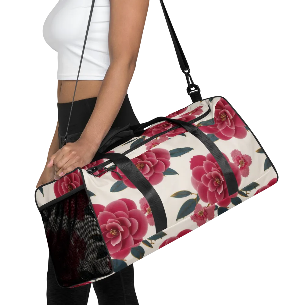 Tea Garden on Duffle Bag — Front