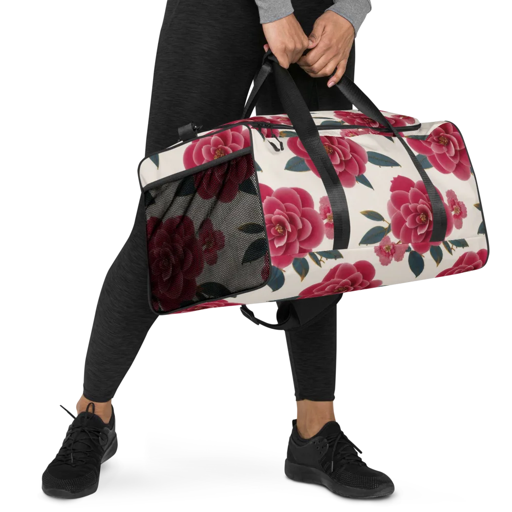 Tea Garden on Duffle Bag — Right Front