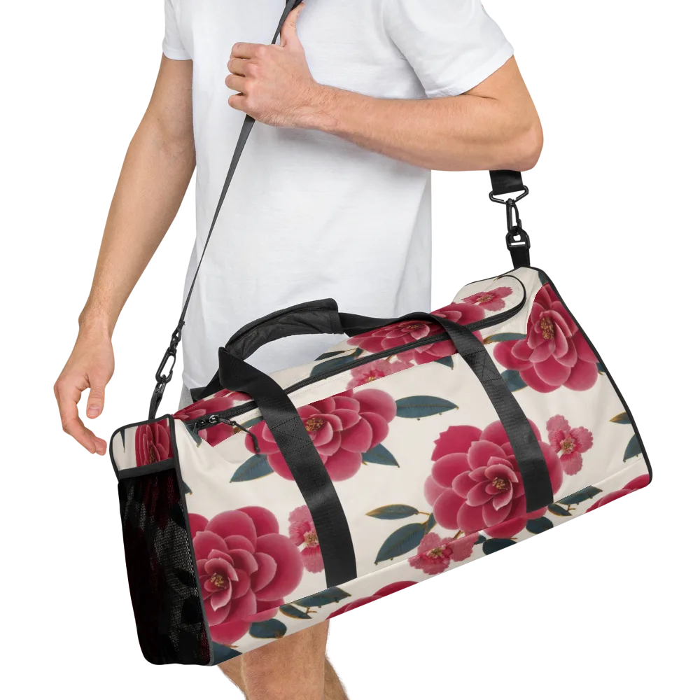 Tea Garden on Duffle Bag — Right Front