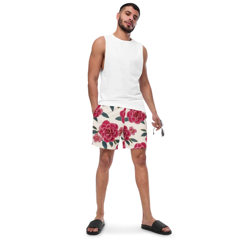 Tea Garden on Swim Trunks — Front