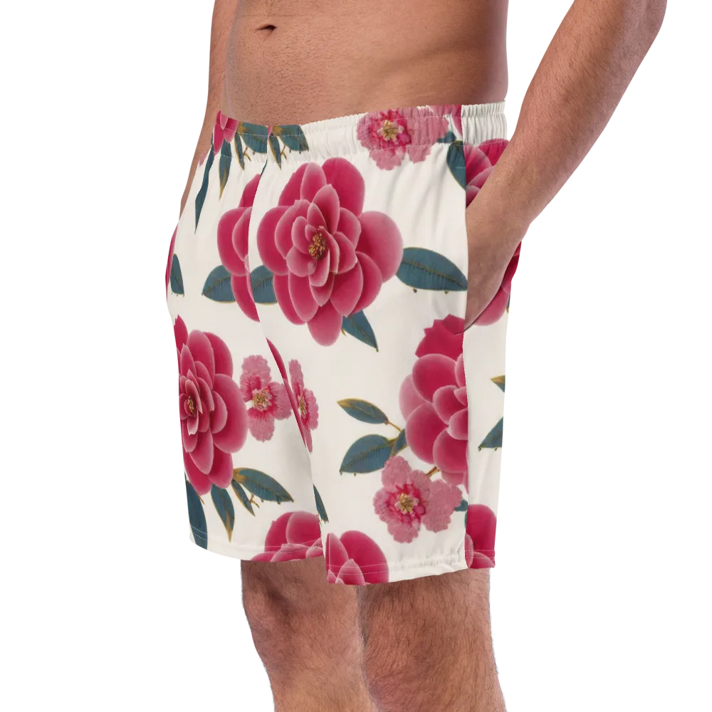 Tea Garden on Swim Trunks — Left Front