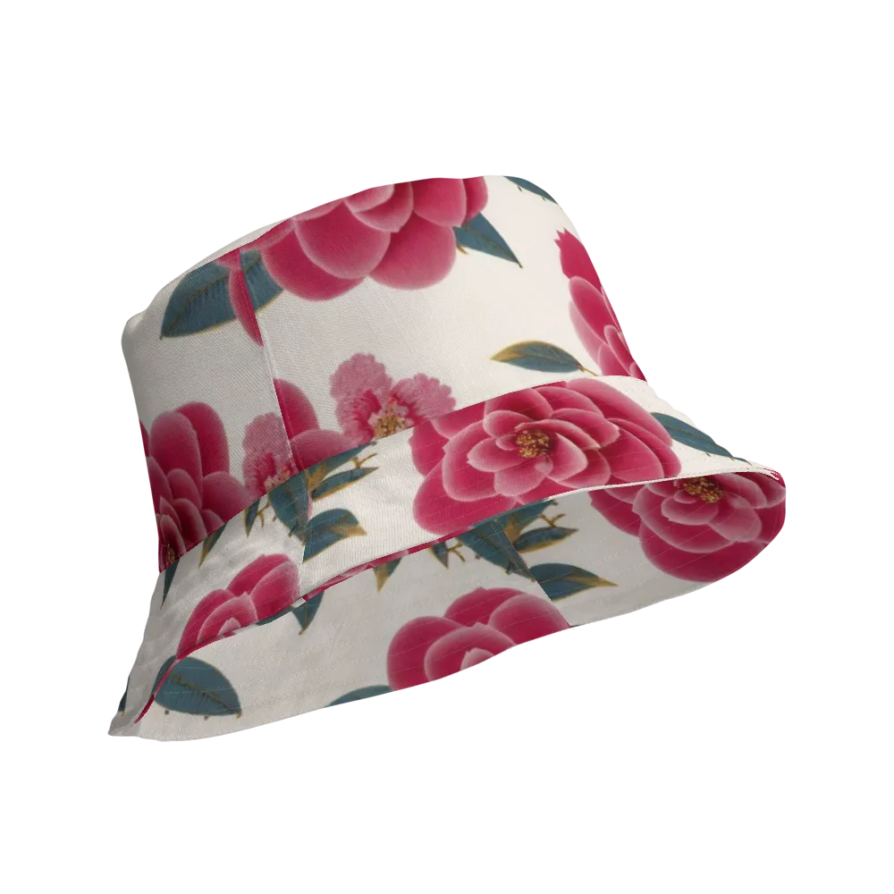 Tea Garden on Reversible Bucket Hat — Product details Outside