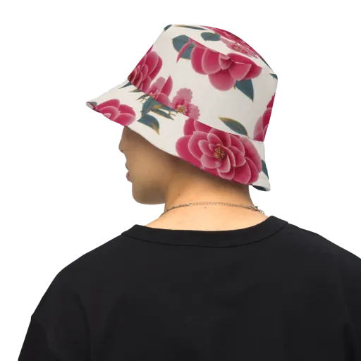 Tea Garden on a Reversible Bucket Hat
