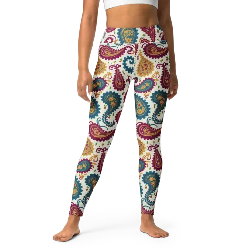 Paisley Bazaar on a Yoga Leggings