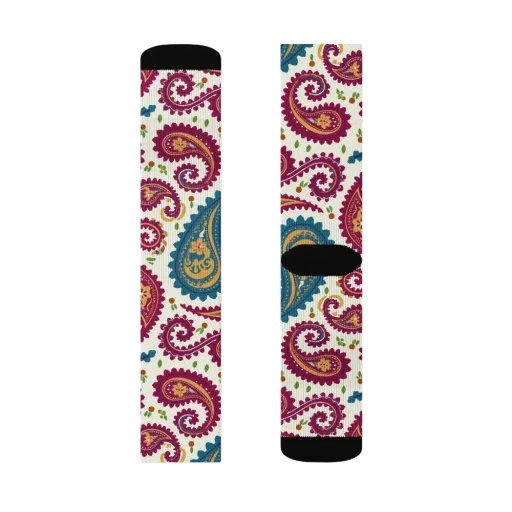 Paisley Bazaar on a Socks