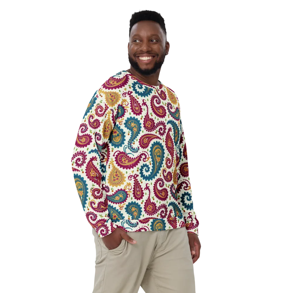 Paisley Bazaar on Sweatshirt — Front