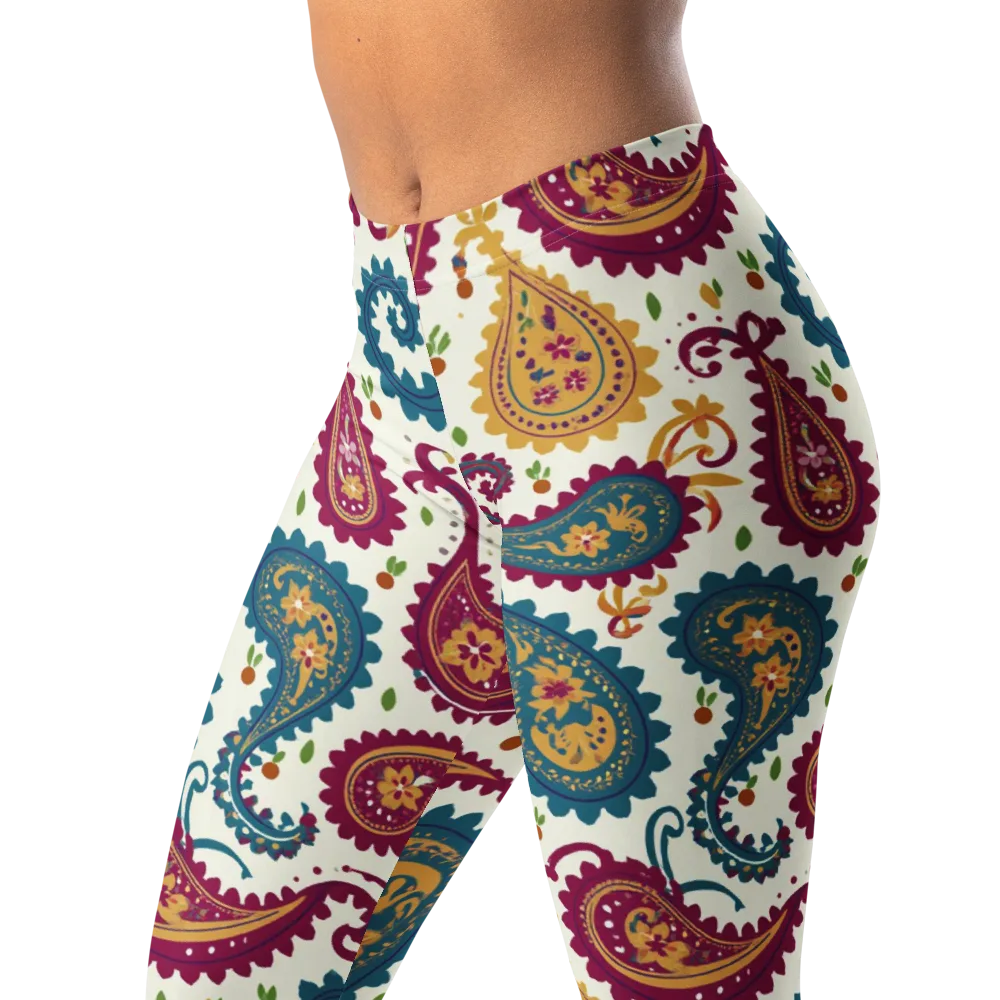 Paisley Bazaar on Leggings — Left Front