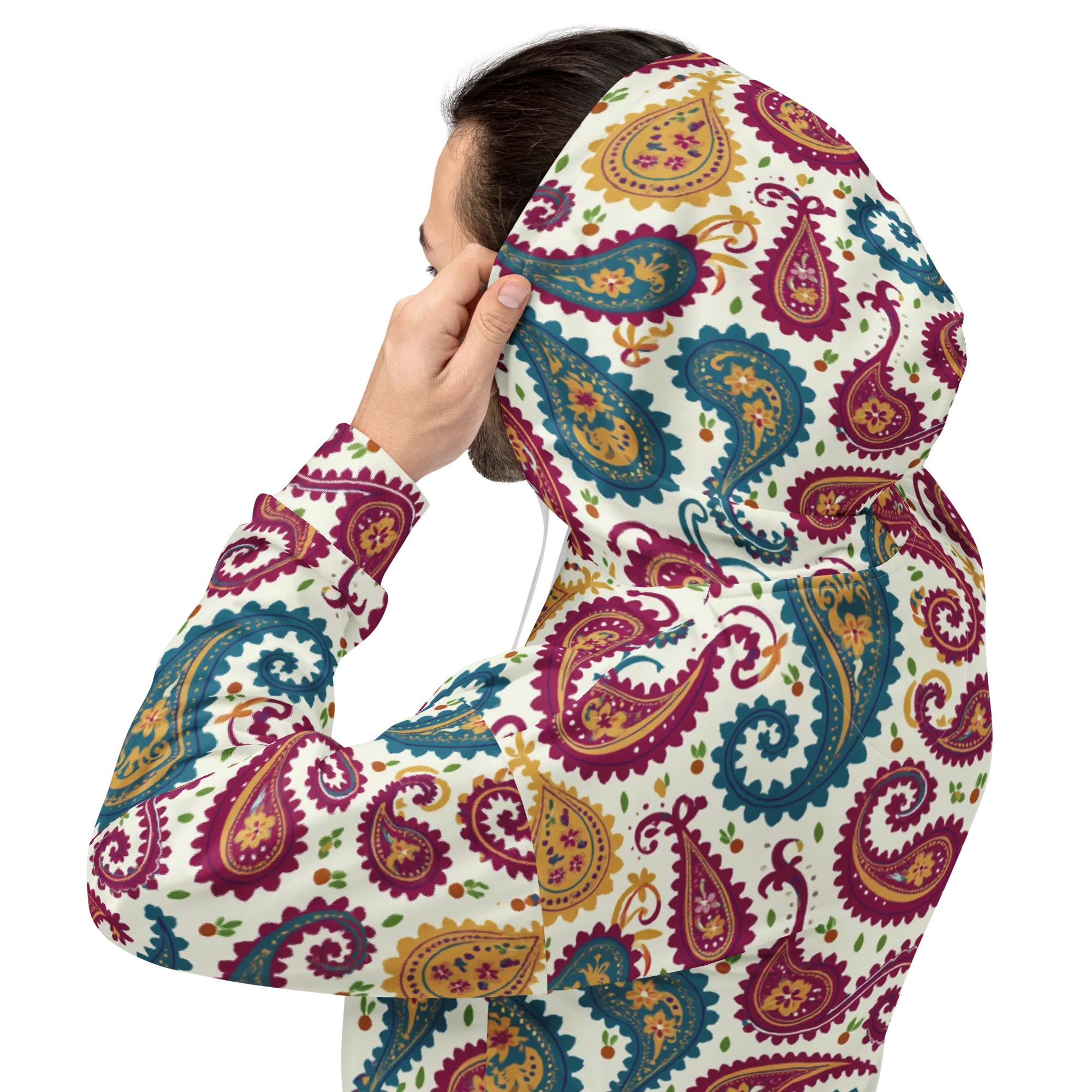 Paisley Bazaar on Hoodie — Back